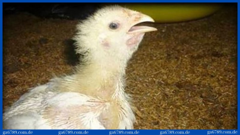 Gà bị viêm phế quản truyền nhiễm có dấu hiệu sưng phù ở đầu